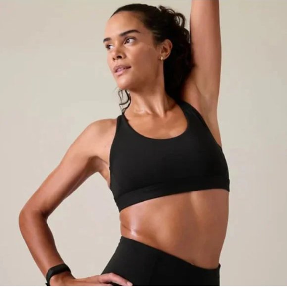 Athleta Ultimate Bra A-C Black Small - Picture 1 of 3